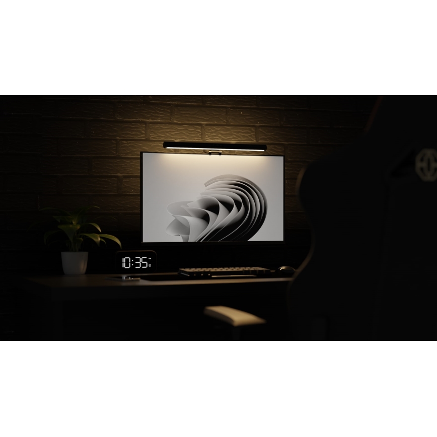 LED Prigušivo osvetljenje za monitor LEVANO LED/5W/5V 3000-6000K crno