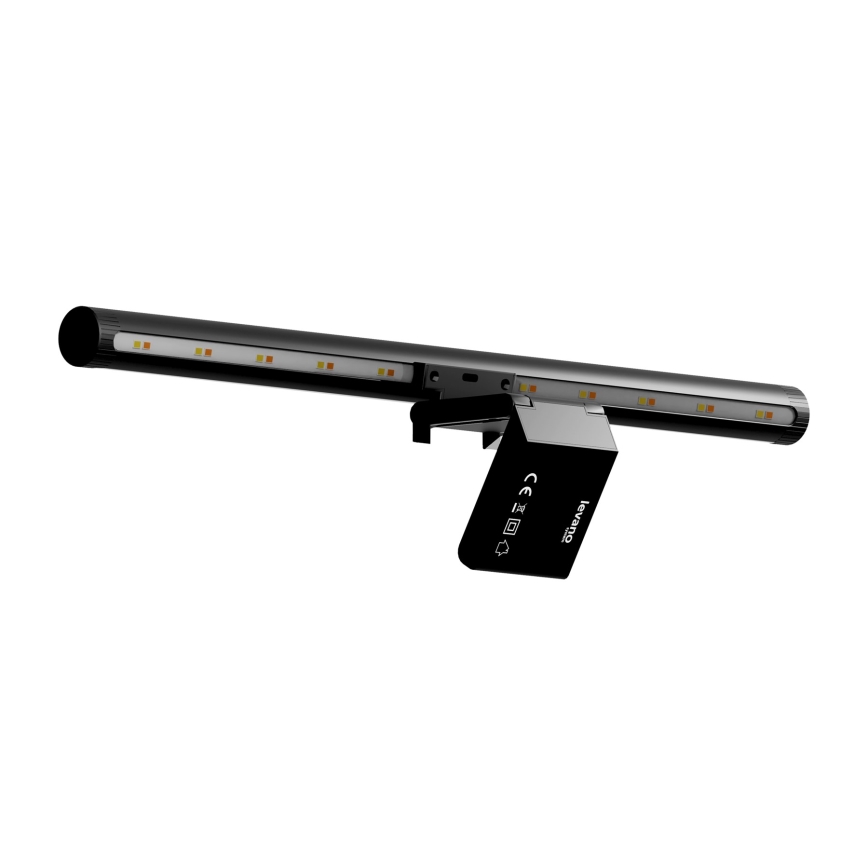 LED Prigušivo osvetljenje za monitor LEVANO LED/5W/5V 3000-6000K crno