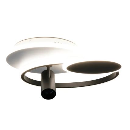 LED Prigušiva plafonjera LED/65W/230V 3000-6500K bela/crno + Daljinski upravljač