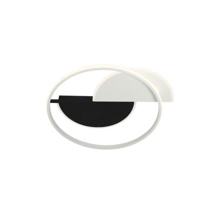 LED Prigušiva plafonjera LED/70W/230V 3000-6500K bela/crno + Daljinski upravljač