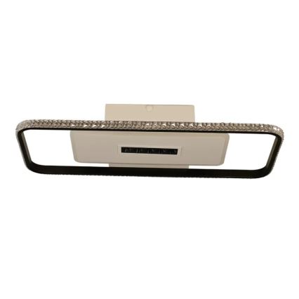LED Prigušiva plafonjera LED/75W/230V 3000-6500K bela/crno + Daljinski upravljač