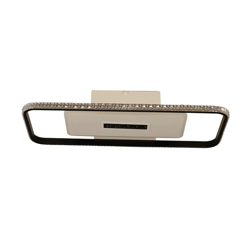 LED Prigušiva plafonjera LED/75W/230V 3000-6500K bela/crno + Daljinski upravljač