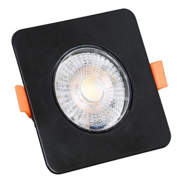 LED Prigušivo ugradbeno svetlo KENT LED/3/5/7W/230V3000/4000/6000K 9x9 cm crno