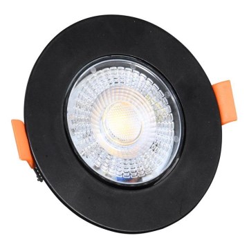 LED Prigušivo ugradbeno svetlo ZITA LED/3/5/7W/230V 3000/4000/6000K pr. 9 cm crno