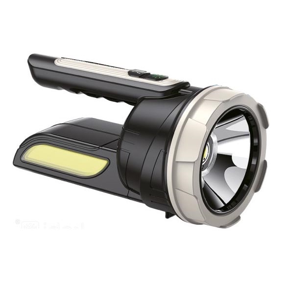 LED punjiva baterijska lampa 2xLED/3W/5V 210 lm 1200 mAh crna