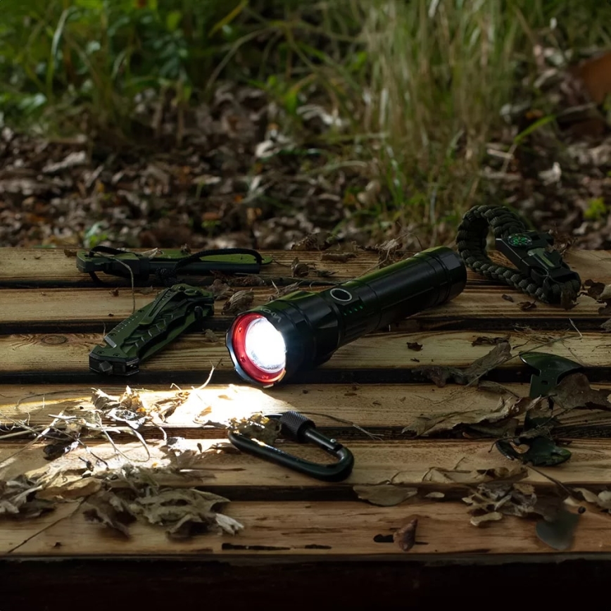 LED Prigušiva punjiva baterijska lampa sa funkcijom powerbank-a LED/30W/5V IPX5 1060 Im 5000 mAh