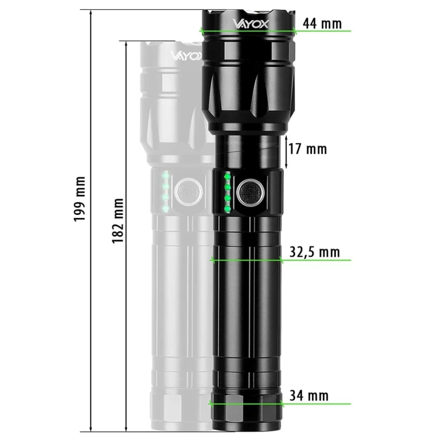 LED Prigušiva punjiva baterijska lampa sa funkcijom powerbank-a LED/30W/5V IPX5 1060 Im 5000 mAh