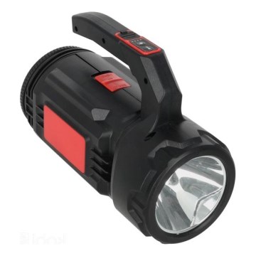 LED punjiva baterijska lampa LED/5V 500 lm 1200 mAh crna