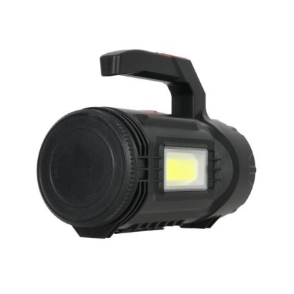 LED punjiva baterijska lampa LED/5V 500 lm 1200 mAh crna