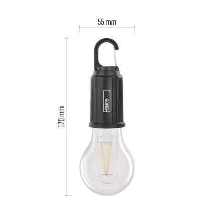 LED punjiva baterijska lampa LED/USB IP44 90 lm 400mAh