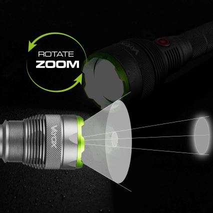 LED Prigušiva punjiva baterijska lampa sa funkcijom powerbank-a LED/5V IPX7 10000 Im 2600 mAh