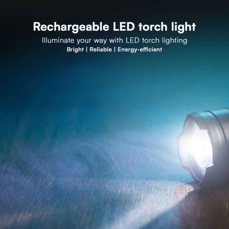 LED punjiva baterijska lampa USB LED/10W/5V IP54 1000 lm