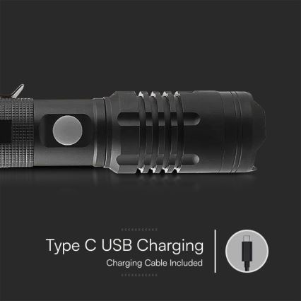 LED punjiva baterijska lampa USB LED/10W/5V IP54 1000 lm
