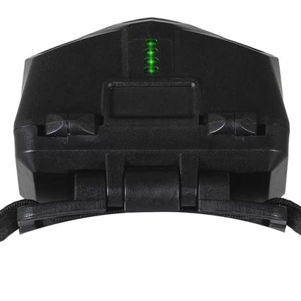 LED Prigušiva punjiva čeona Lampa sa senzorom i crveno svetlo 2xLED/5W/5V/3xAAA IP65 500 Im 1200 mAh
