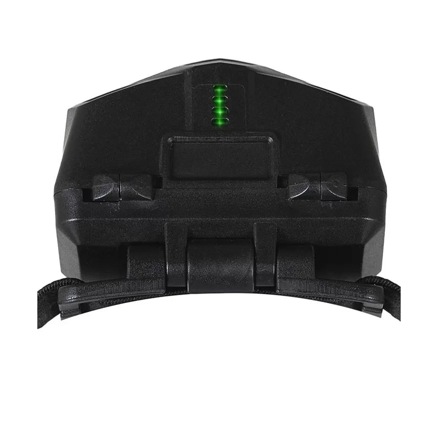 LED Prigušiva punjiva čeona Lampa sa senzorom i crveno svetlo 2xLED/5W/5V/3xAAA IP65 500 Im 1200 mAh