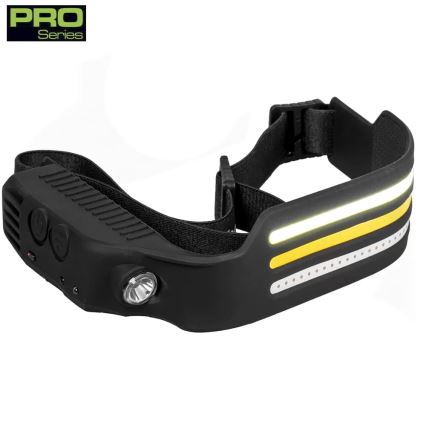 LED Prigušiva punjiva čeona Lampa sa senzorom i crveno svetlo 4xLED/5V IP44 300 Im 1200 mAh