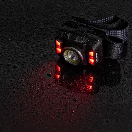 LED Prigušiva punjiva čeona Lampa sa senzorom i crveno svetlo LED/15W/5V IP66 430 Im 1800 mAh