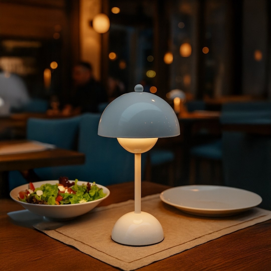 LED punjiva dodirna stona lampa COSTA LED/3W/5V 2400 mAh 3000-6000K bela