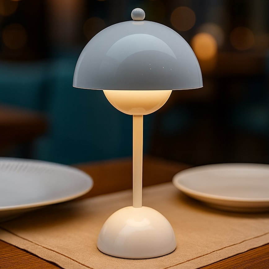 LED punjiva dodirna stona lampa COSTA LED/3W/5V 2400 mAh 3000-6000K bela