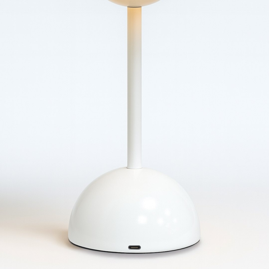 LED punjiva dodirna stona lampa COSTA LED/3W/5V 2400 mAh 3000-6000K bela