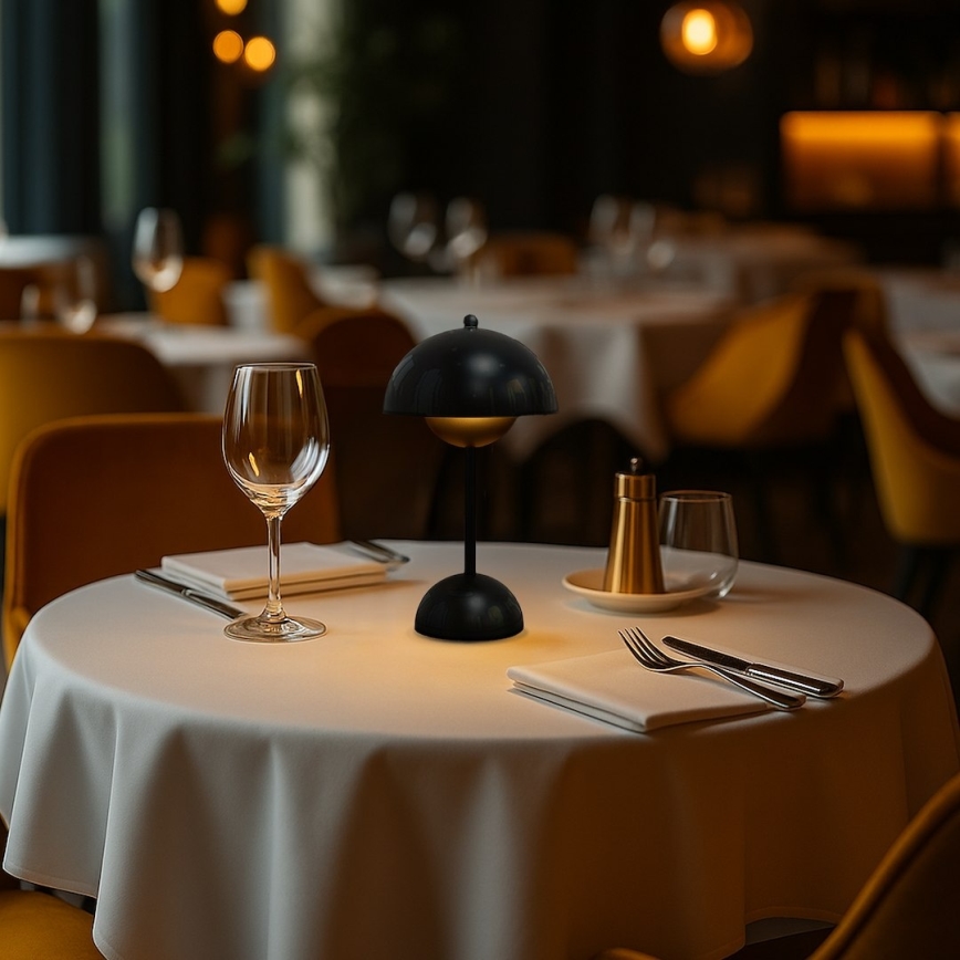 LED punjiva dodirna stona lampa COSTA LED/3W/5V 2400 mAh 3000-6000K crna