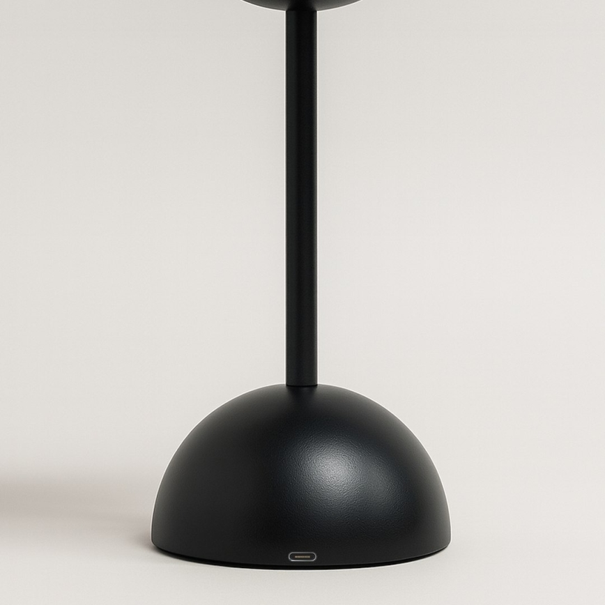 LED punjiva dodirna stona lampa COSTA LED/3W/5V 2400 mAh 3000-6000K crna