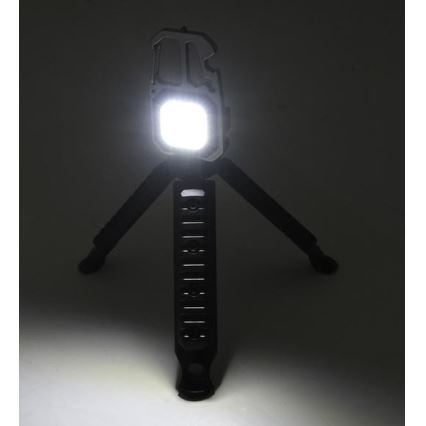 LED Punjiva multifunkcionalna baterijska lampa sa stalkom LED/USB-C 400 mAh