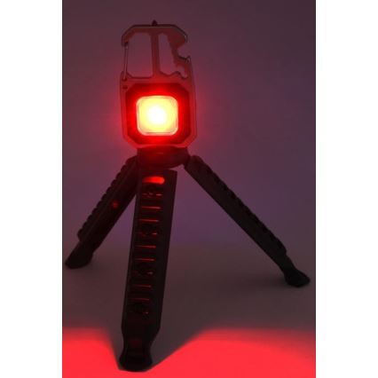LED Punjiva multifunkcionalna baterijska lampa sa stalkom LED/USB-C 400 mAh