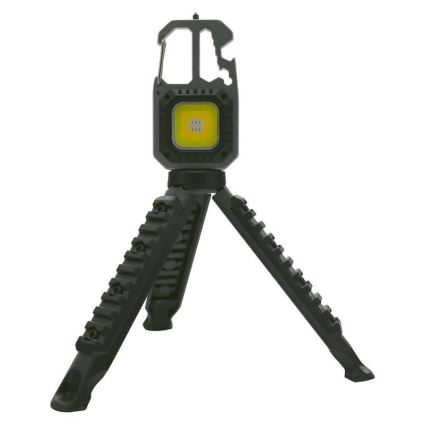 LED Punjiva multifunkcionalna baterijska lampa sa stalkom LED/USB-C 400 mAh