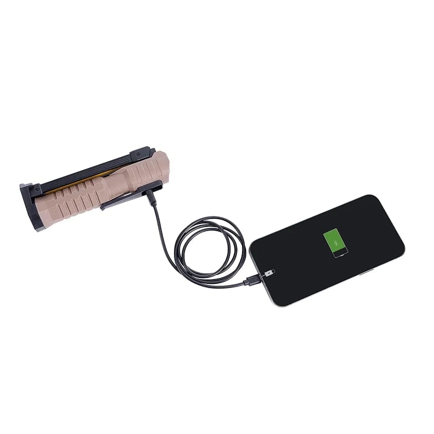 LED Prigušiva punjiva radna baterijska lampa sa funkcijom powerbanka LED/4W/5V IPX4 600 lm 2000mAh