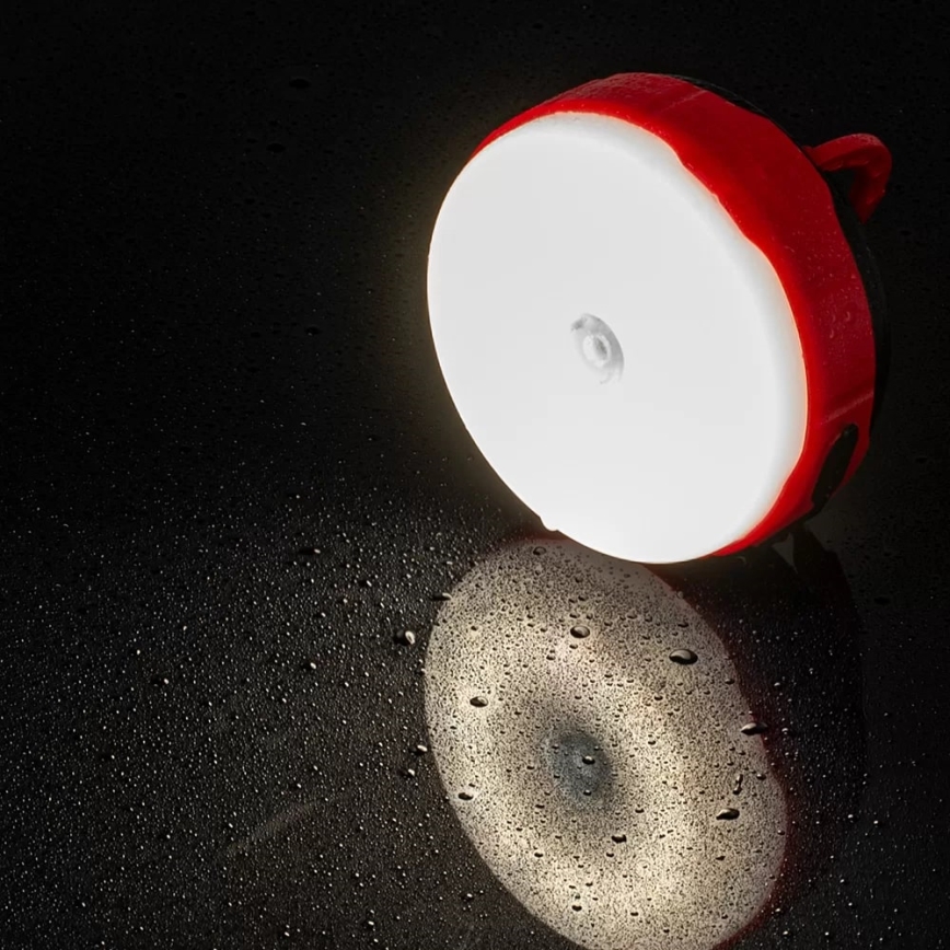 LED Prigušiva punjiva solarna baterijska lampa sa funkcijom powerbank-a LED/3W/5V 3000/4000/6500K IPX6 500 Im 2000 mAh