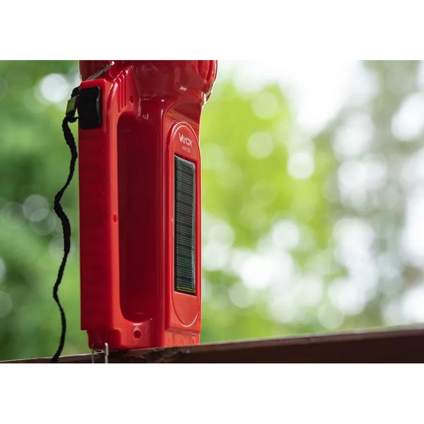 LED Punjiva solarna baterijska lampa LED/7W/230V 400 Im 3200 mAh