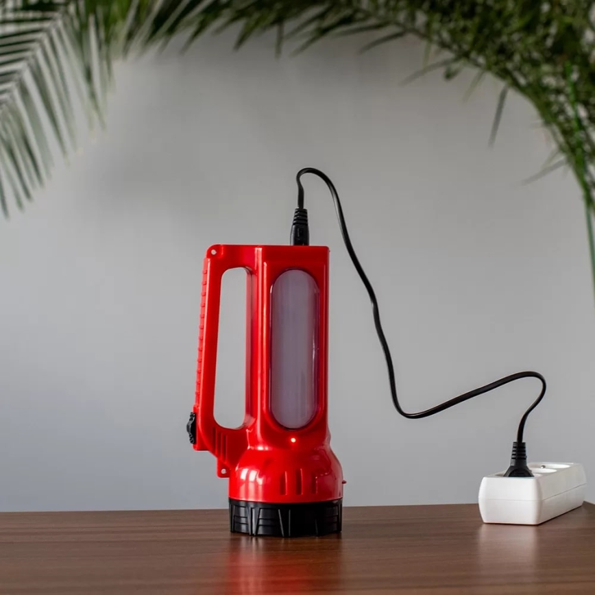 LED Punjiva solarna baterijska lampa LED/7W/230V 400 Im 3200 mAh