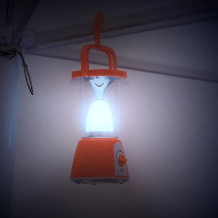 LED Prigušiva punjiva solarna lampa sa funkcijom powerbank-a LED/230V 710 Im 1600 mAh