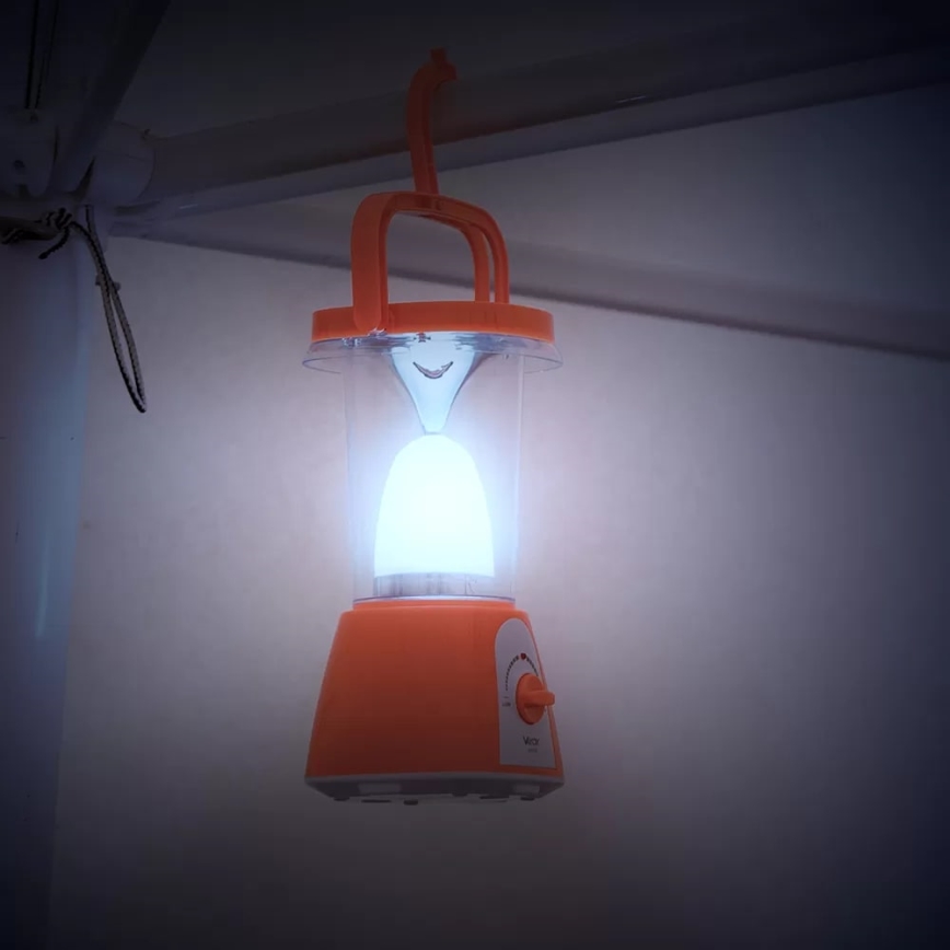 LED Prigušiva punjiva solarna lampa sa funkcijom powerbank-a LED/230V 710 Im 1600 mAh