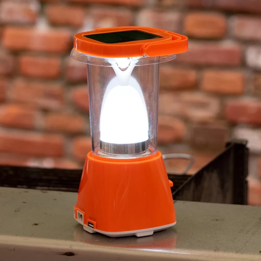 LED Prigušiva punjiva solarna lampa sa funkcijom powerbank-a LED/230V 710 Im 1600 mAh