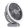LED Punjivi stolni ventilator sa LED rasvetom LED/3W/5V USB 2400 mAh sivo