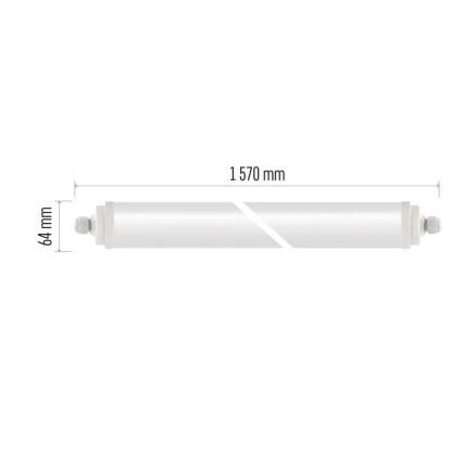 LED Radna baterijska lampa LED/51W/230V IP65 4000K 157 cm