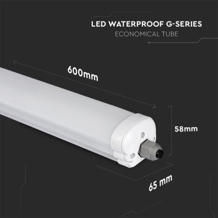 LED Radna fluorescentna cev G-SERIES LED/18W/230V 6500K IP65 60 cm
