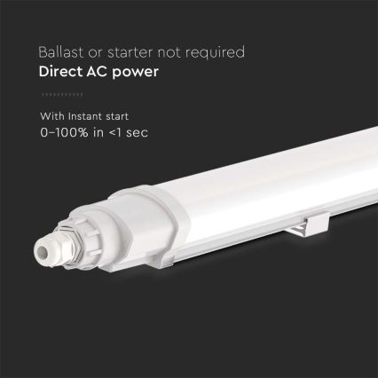LED Radna fluorescentna cev LED/18W/230V 6500K IP65 60 cm
