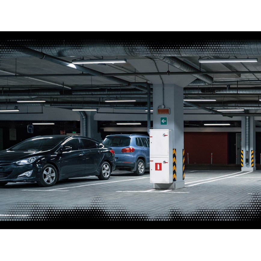 LED Radna fluorescentna cev LIMEA GIGANT LED/38W/230V IP65 1190mm crno