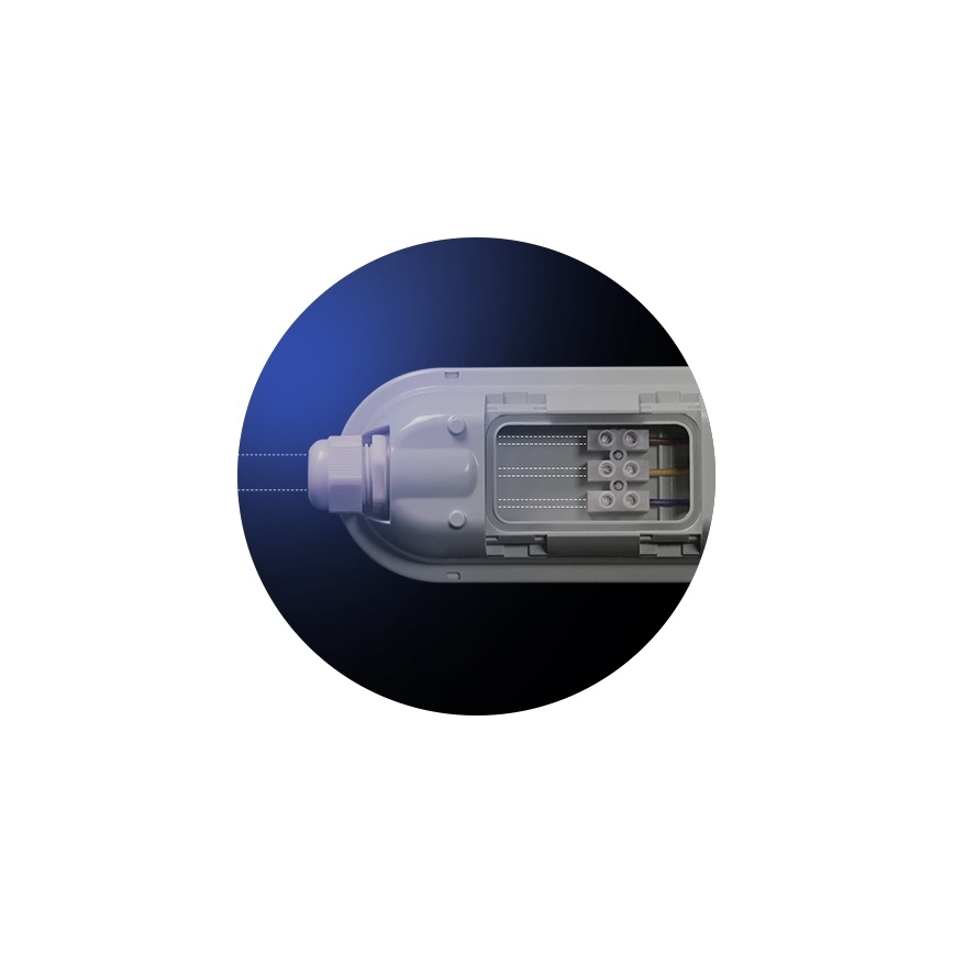 LED Radna fluorescentna cev LIMEA GIGANT LED/38W/230V IP65 1190mm crno