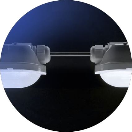 LED Radna fluorescentna cev LIMEA GIGANT LED/38W/230V IP65 1190mm crno