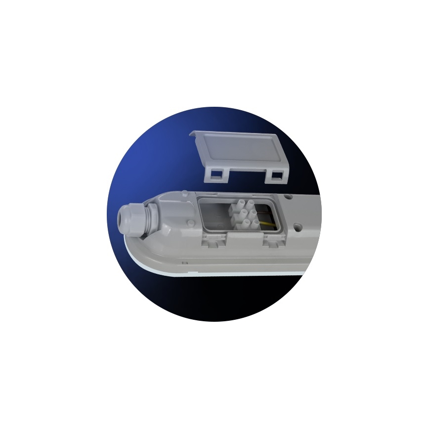 LED Radna fluorescentna cev LIMEA GIGANT LED/38W/230V IP65 1190mm crno