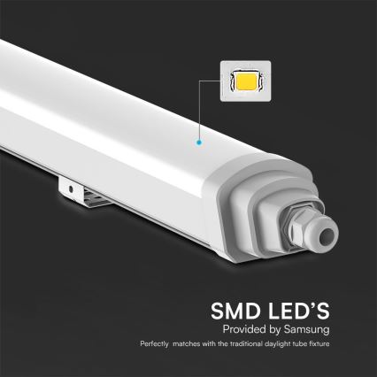 LED Radna fluorescentna cev SAMSUNG CHIP LED/18W/230V 6500K IP65 60 cm