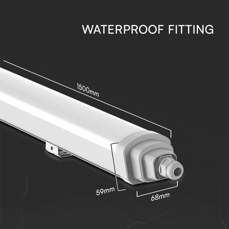 LED Radna fluorescentna cev SAMSUNG CHIP LED/48W/230V 4000K IP65 150 cm