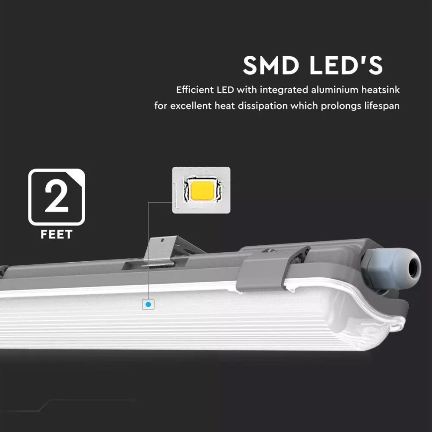 LED Radna fluorescentna cev T8 1xG13/18W/230V 4000K 120cm IP65