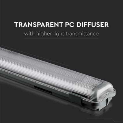 LED Radna fluorescentna cev T8 2xG13/22W/230V IP65 6400K 156 cm