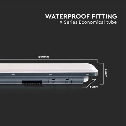 LED Radna fluorescentna cev X-SERIES LED/48W/230V 6500K 150 cm IP65