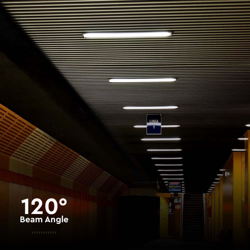 LED Radna linearna lampa LED/48W/230V 6500K IP65 150 cm